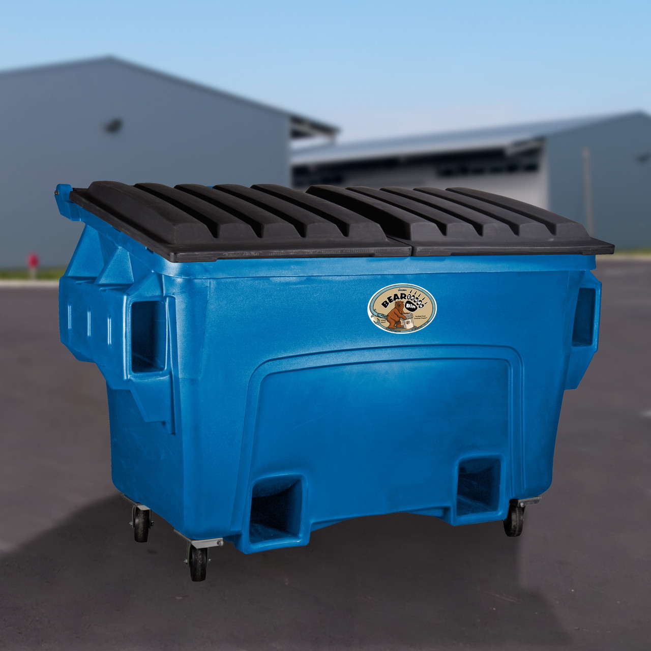 Admiral 2 cu. yd. Quad Pocket Plastic Dumpsters