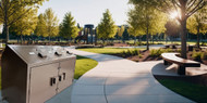 Most effective bear-resistant trash containers for parks, campgrounds, and public spaces.
