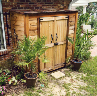 Sag Harbor 6' x 3' Western Red Cedar Garden Shed
