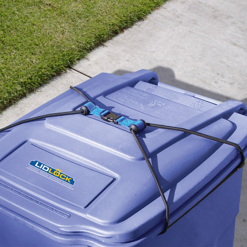 80-95 Gallon Lid Lock Raccoon Resistant Can Security System