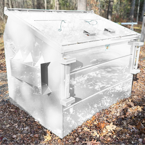 Guardian 2 Cubic Yard Bear Proof Steel Front Load Dumpster