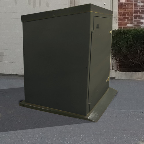 Razorback Large Metal Trash Can Storage Bin for 65/95 gal Can
