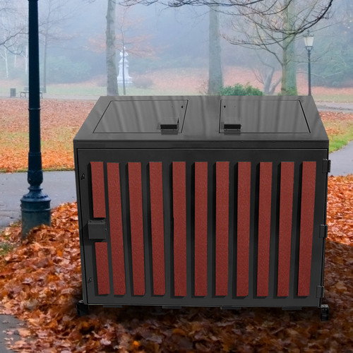 Highlander double 32 gallon bearproof trash locker