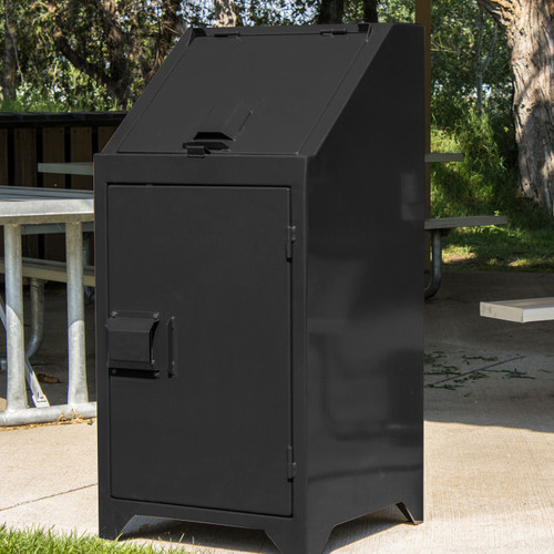 Telluride 32 Gallon Bear Resistant Trash Receptacle and Enclosure