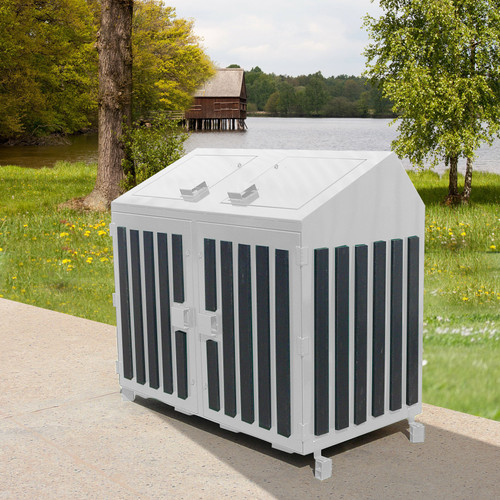 Highlander Alps Bearproof Double Trash Locker For 95 Gal Bins - Large Highlander Alps Bearproof Double Trash Locker For 95 Gal Bins - Large
