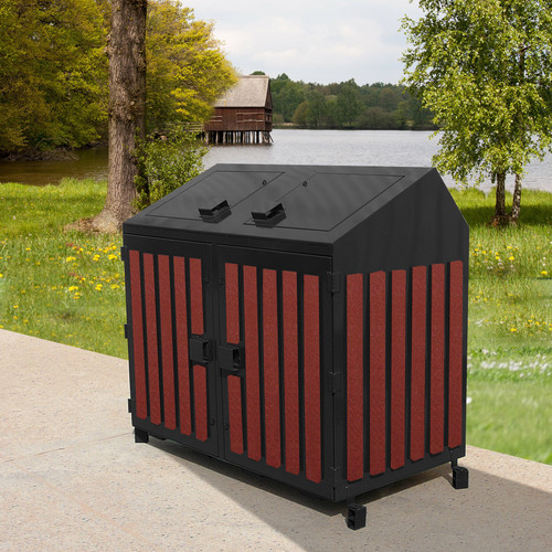 Highlander Alps Bearproof Double Trash Locker For 95 Gal Bins - Large
