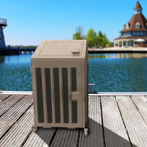 Highlander Alps Bearproof Single Trash Locker For 95 Gal Bins - Large Highlander Alps Bearproof Single Trash Locker For 95 Gal Bins - Large