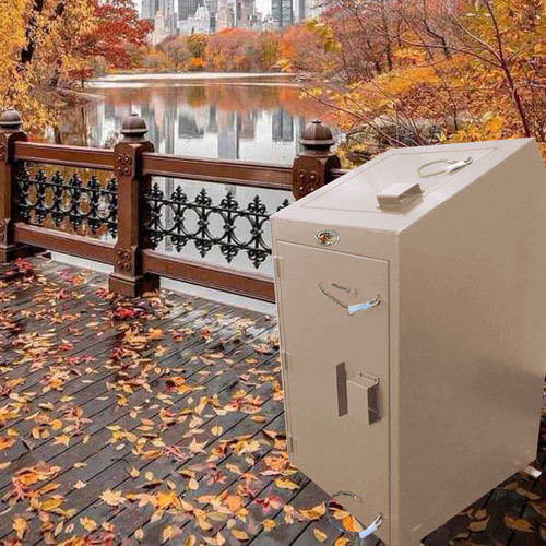 Highlander 95 Gallon Bear Trash Locker Large  - 1 DOOR TOP, 1 BOTTOM