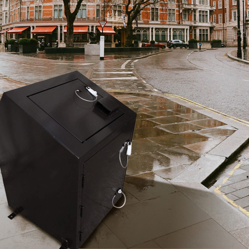 Highlander bear proof trash locker for 65-90 gal trash bins