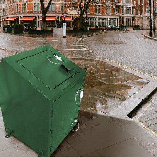 Highlander bear proof trash locker for 65-90 gal trash bins
