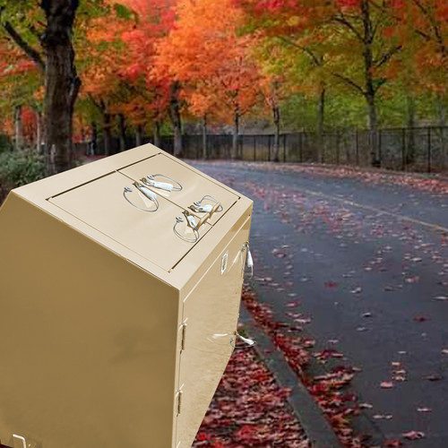 Highlander double 32 gallon bearproof trash locker