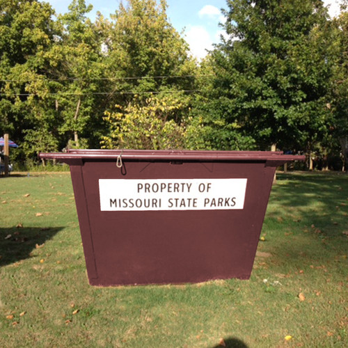 Guardian 4 Cu. Yd. Bear Proof Steel Rear Load Dumpster