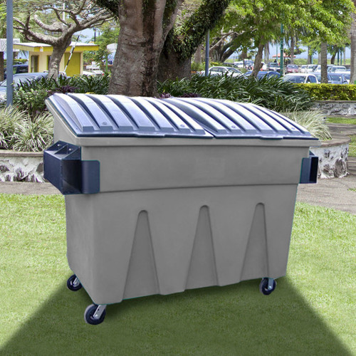 The General 2 Cu. Yd. Front Load Dumpster, W Lid, Casters
