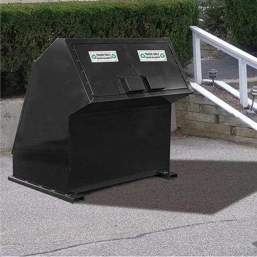 Acadia 130 Gallon ADA Compliant Bear & Animal Resistant Trash Bin Enclosure Acadia 130 Gallon ADA Compliant Bear & Animal Resistant Trash Bin Enclosure