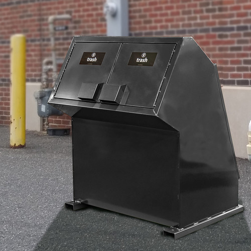 Acadia 110 Gallon Double Door ADA Compliant Bear & Animal Resistant Trash Bin Enclosure