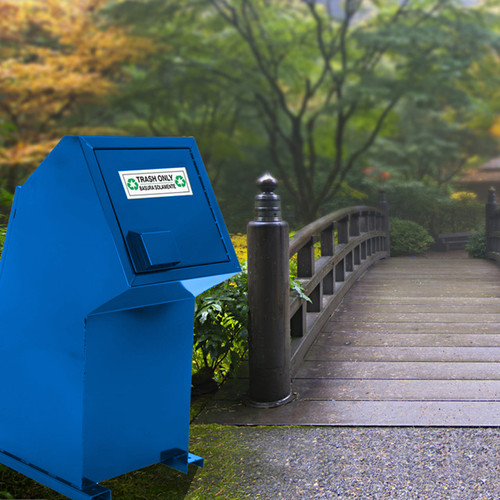 Acadia 55 Gallon ADA Compliant Bear & Animal Resistant Trash Bin Enclosure