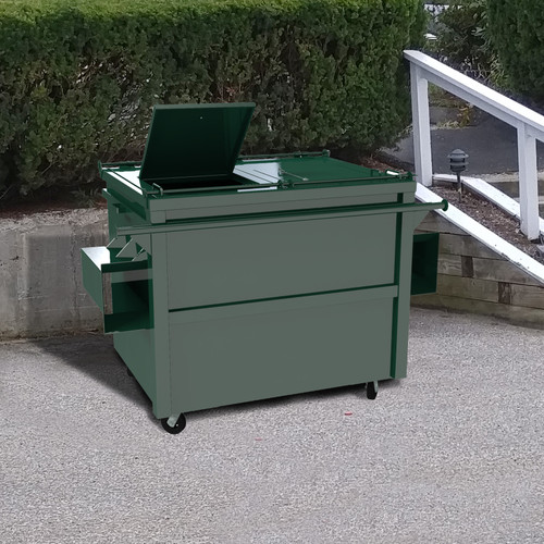 Guardian 3 Cubic Yard  Combo Front & Rear Load Bear Dumpster