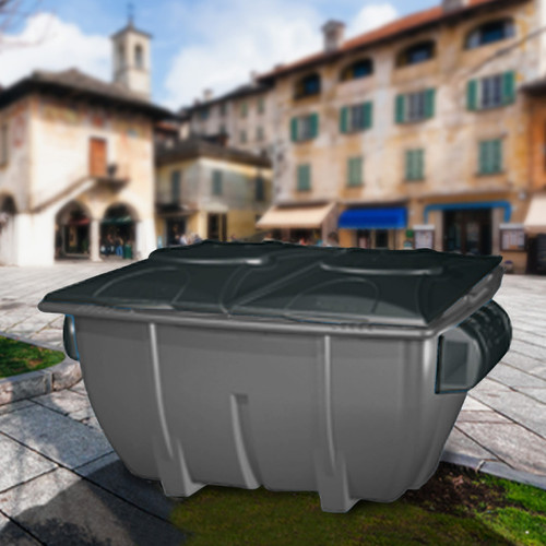 'Armada' 2 Cu. Yd Plastic Recycling and Trash Dumpster 'Armada' 2 Cu. Yd Plastic Recycling and Trash Dumpster