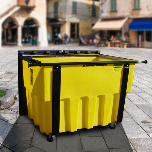 Commander 2 Cu. Yd. Rear Load Plastic Dumpster