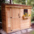 Sag Harbor 8' x 4' Western Red Cedar Storage Shed - one-door