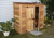 Sag Harbor 6' x 3' Western Red Cedar Garden Shed  3 Qtr view