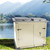 Razorback Metal Dual Trash Can Storage Enclosure