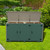 Aspen 3-Door Wooden Trash Bin Enclosure - 34" deep