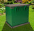 Green Razorback Bear Garbage Storage Enclosure back view