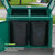 Highlander Bear Proof Double Garbage Can Enclosure For 65-90 Gal Trash Bins