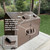 Optional paddle latch for Highlander Bear proof triple trash locker