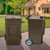 Titan Metal 95 gallon Roll Away Bear Proof Trash Enclosure Cart