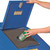 Silverback Triple Metal Garbage Can Storage Unit top door