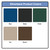 Color chart for Silverback Double Metal Bear-resistant Garbage Can