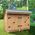 New Englander Large Rustic Wooden Storage Bin - Pine