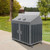 Highlander Alps 95 Gal Bearproof Double Trash Locker - Blue with carabiner clips