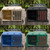 Decorative slat options for Bear proof triple trash locker