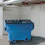 Blue Admiral 2 cu. yd. Quad Pocket Plastic Dumpsters w/ lid & castors