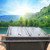 Brown Guardian 2 Cu. Yd. Bear Proof Steel Rear Load Dumpster