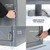 Chains, Latches, embedded base for Gatekeeper Bear Resistant Metal Trash Can Enclosure