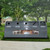 Jackson Peak - 5 Unit Decorative Trash and Recycling Center - Gray