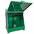 Green Acadia 55 Gallon Trash Bin Enclosure open
