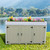 Beige Aspen secret potter most popular wooden trash enclosure & planter
