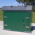 Green/Charcoal Razorback Metal Double Trash Can Storage Enclosure