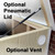 Aspen optional pneumatic lid and vent