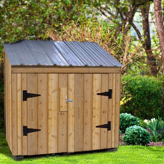 New Englander Rustic Wooden Storage Bin - Cedar