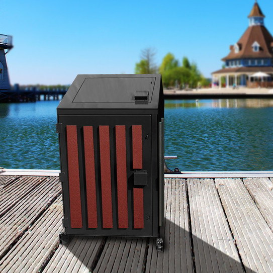 Highlander Alps Bearproof Single Trash Locker For 95 Gal Bins - Large