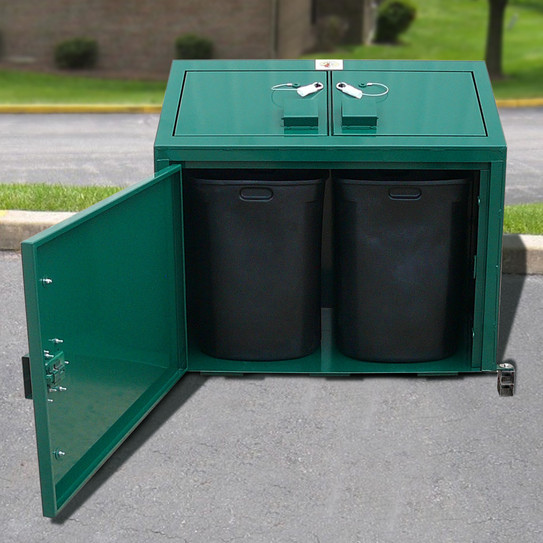 Highlander double 32 gallon bearproof trash locker