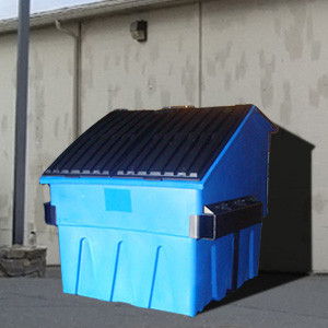 8 Cu. Yd. Front Load Dumpster with SLANT TOP