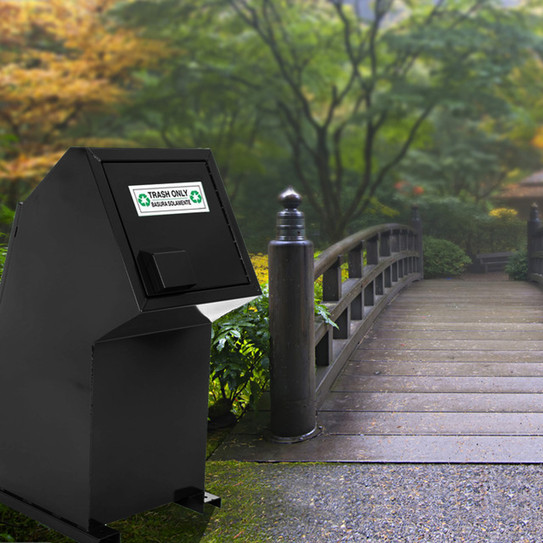 Acadia 55 Gallon ADA Compliant Bear & Animal Resistant Trash Bin Enclosure