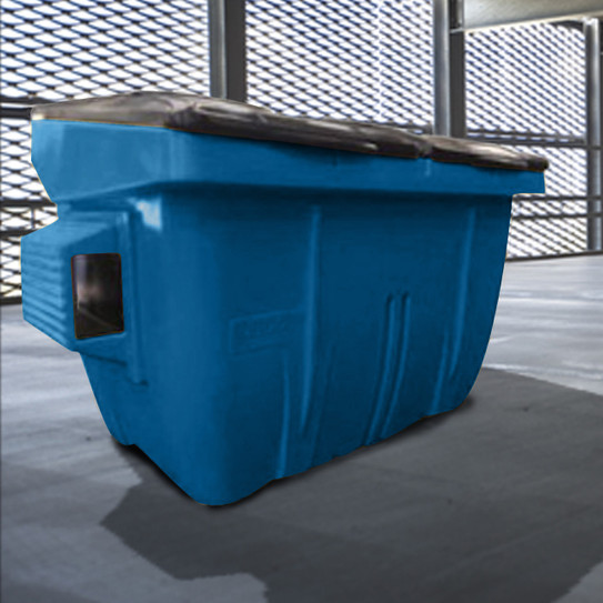 Armada 4. Cu Yd Plastic Recycling and Trash Dumpster